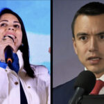 Luisa González y Daniel Noboa